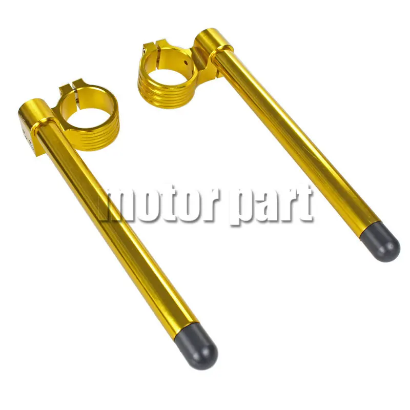 For Honda CBR1000R CBR1000 R CBR 929 954 RC51 RC45 Motorcycle 50mm Fork Tube Clip-ons Handle Bar CNC Riser Handlebar Gold Color