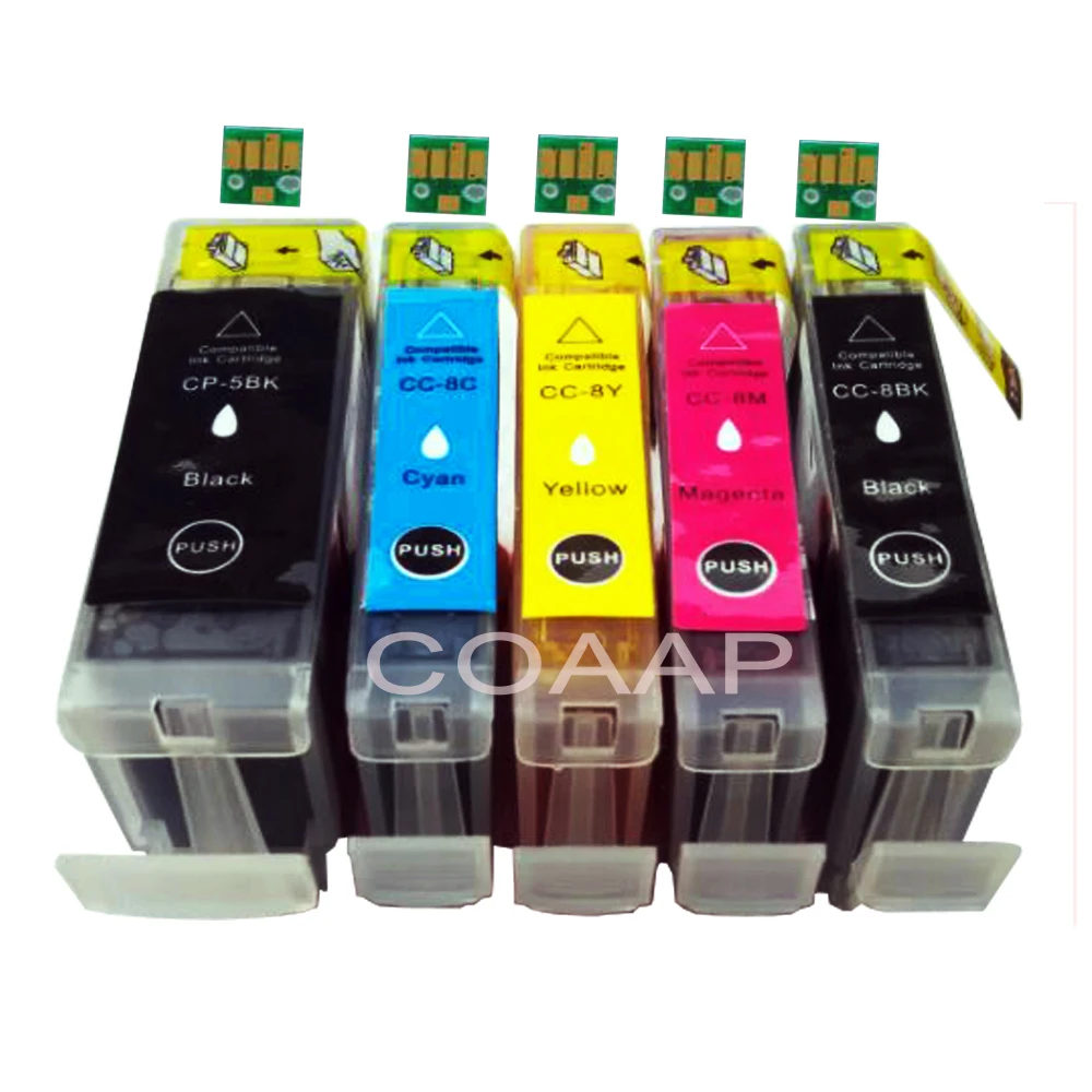 1Set Compatible Ink Cartridge For Canon PGI-5 CLI-8 for PIXMA iP4200 iP4300 iP4500 iP6700 MP500 MP530 MP600 MP610 MP800