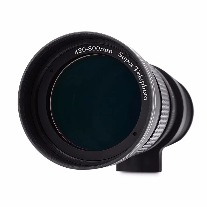 420-800mm F/8.3-16 Super teleobiektyw zmiennoogniskowy + T2 Adapter do Nikon D3200 D3300 D5200 D5500 D7000 D7200 D800 D90 DSLR