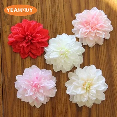 

30pcs 15CM Silk Dahlia Flower Head Artificial Flowers DIY Wedding Party Wall Arch Decoration Supplies