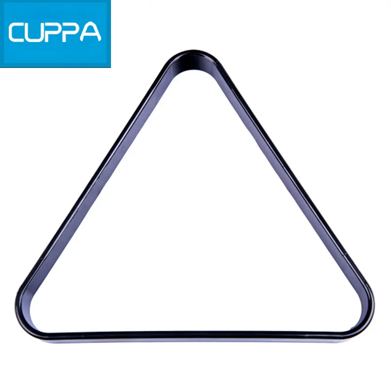 Novo cuppa plástico bandeja triangular para piscina, mesa de bilhar e bolas, suporte para armazenamento de bolas preto china