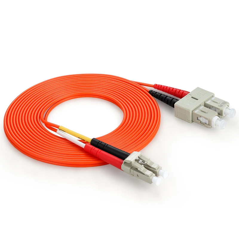 

30 Meter LC-SC Fiber Optic Cable MultiMode Duplex Patch Cord OM1 62.5/125 30M