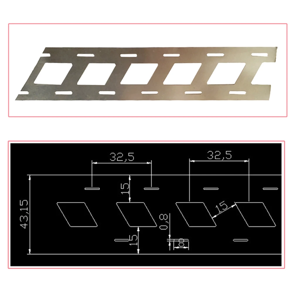 99.93% Oblique Row Pure Nickel Strip Lithium Battery Nickel Strip Used For 32650 Battery Connection Without Bracket Spot Welding