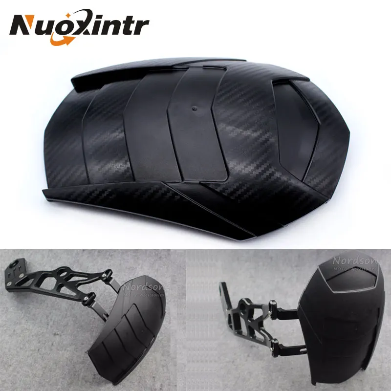 

NUOXINTR Aluminum ABS Plastic Motorcycle Rear Fender Black Motorbike Cover Mudguard For Kawasaki Z800 ZR80 All Years