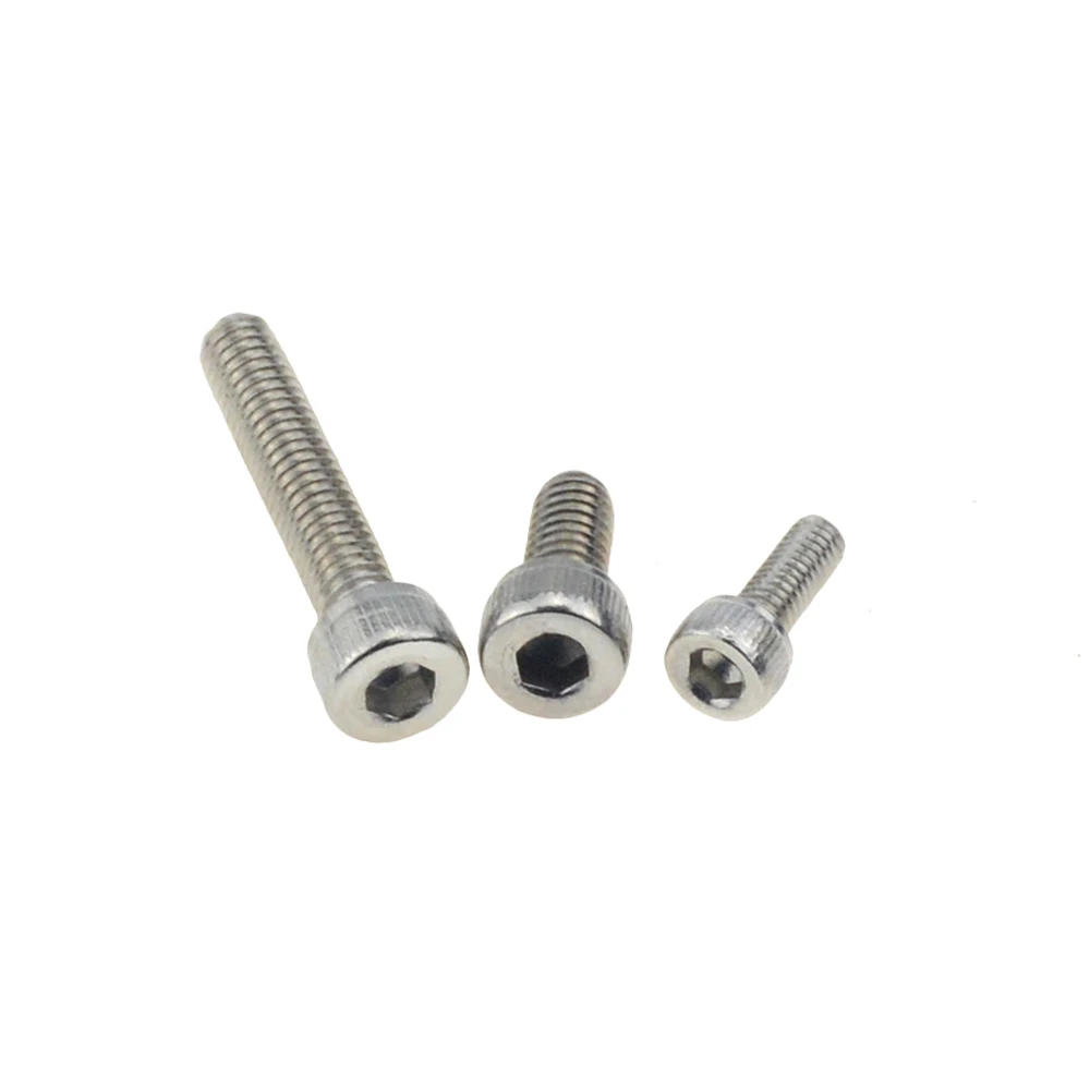 

50pcs/Lot Metric Thread M3x20 mm M3*20 mm M4 304 A2 Stainless Steel DIN912 Hexagon Hex Socket Head Cap Allen Bolt Screw