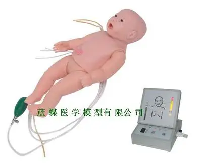 Neonatal cardiopulmonary resuscitation simulation, neonatal nursing model (CPR resuscitation and nursing combined function)