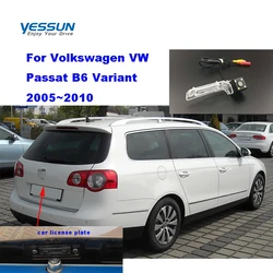 FHD License plate rear camera for Volkswagen VW Passat B6 Variant 2005~2010 Touareg 2009 2010 Rear View Parking camera housing