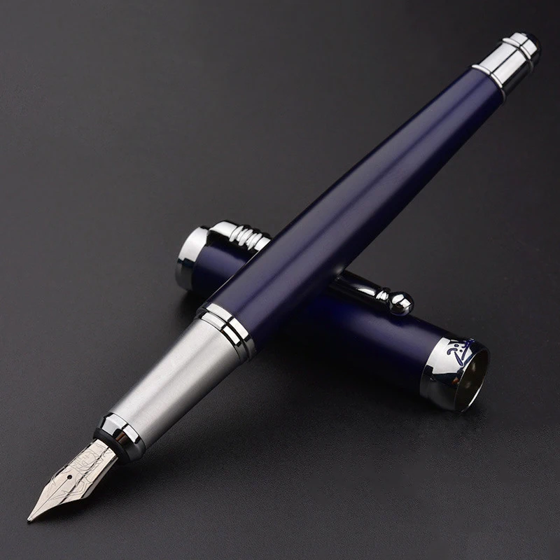 Picasso Thales Classic Fountain Pen Iridium Fine Nib Dark Blue/Black/Red/White Noble Office Business School Writing Gift Pen