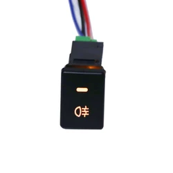 DC12V interruttore fendinebbia posteriore pulsante a 4 fili per Toyota Camry Prius Corolla