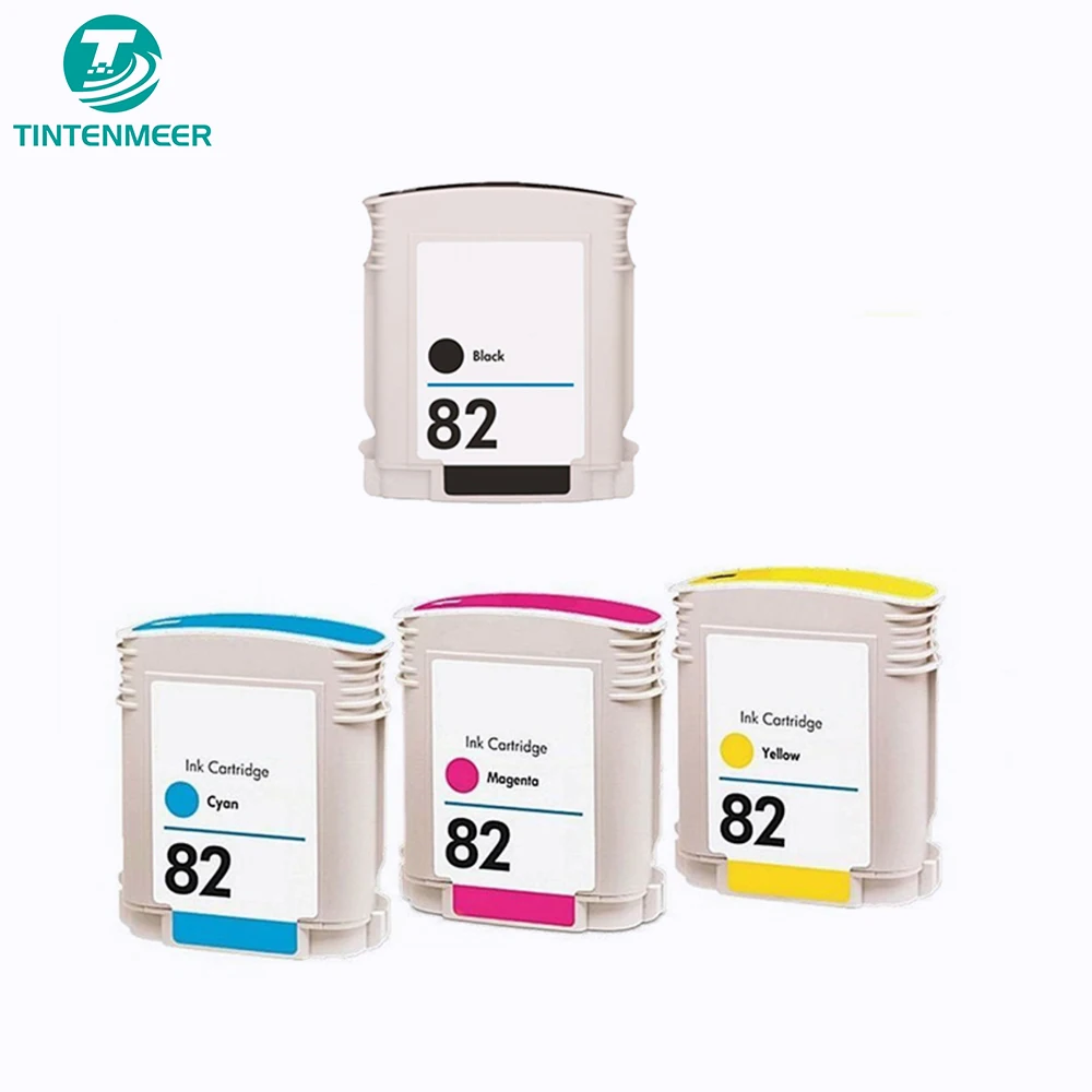 TINTENMEER INK CARTRIDGE 82 COMPATIBLE FOR HP82 FOR HP DESIGNJET 100 500PS 800PS 120 50PS 815 500 800 PRINTER