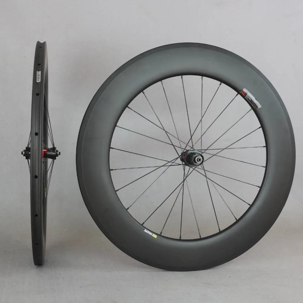 Aero Bicycle Carbon Wheel Tubular Clincher Tubeless Rim Road Bike  with  new  Hub 88mm wheels