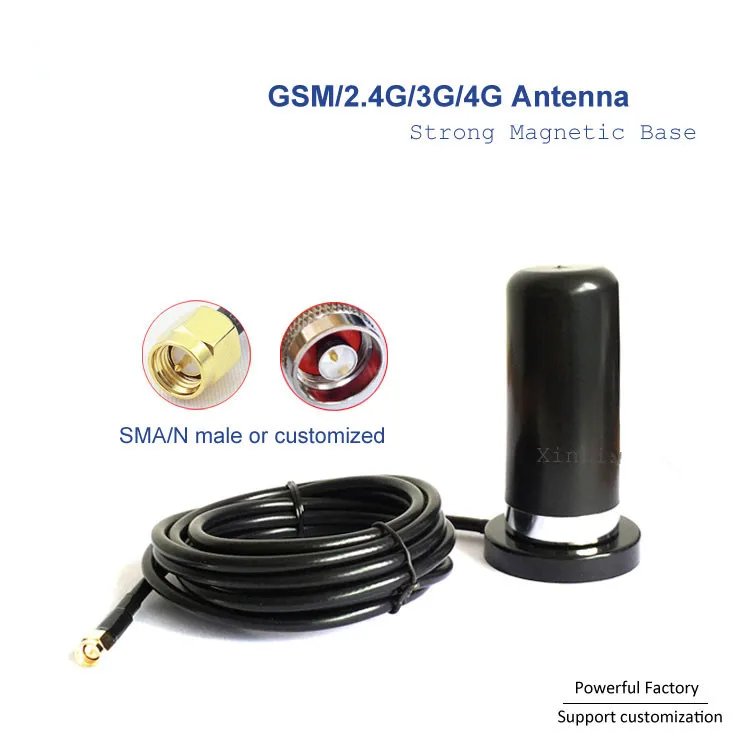 High Gain 35Dbi Base Station 698-2700Mhz Car Sucker GSM 2.4G 3G 4G LTE Antenna