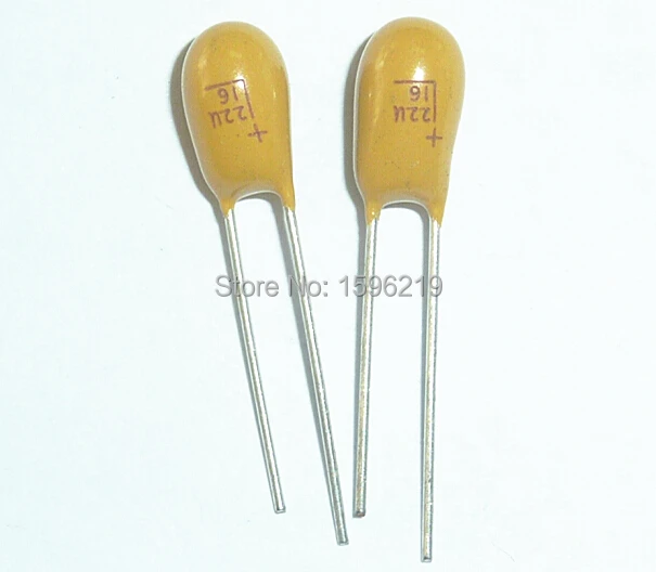 20pcs Tantalum capacitor 22uF 16V Brand New 16V22uF DIP Radial