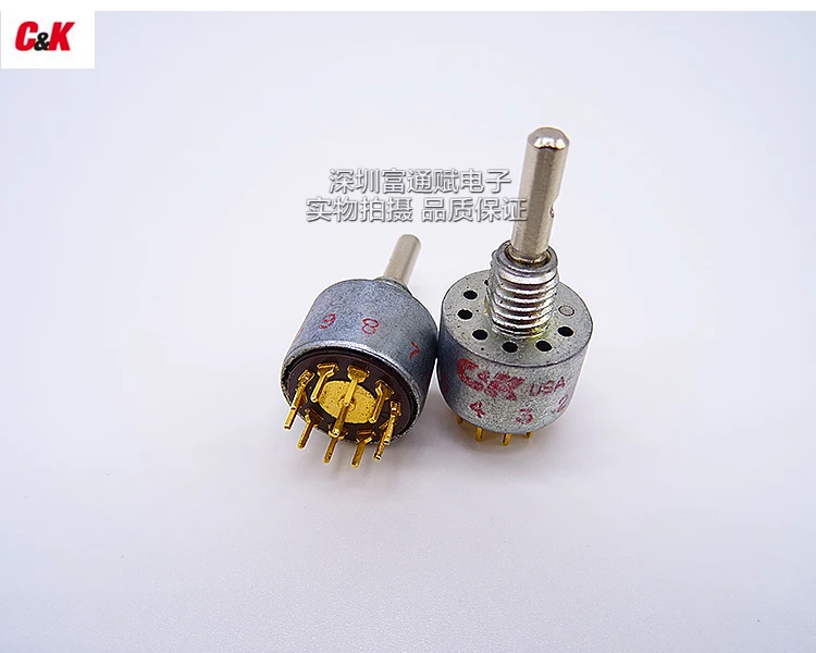 [VK] C&K American MA00 1 knife 10 gear turn switch band switch 0.4VA 20VAC DC 250mA 125VAC 28VD