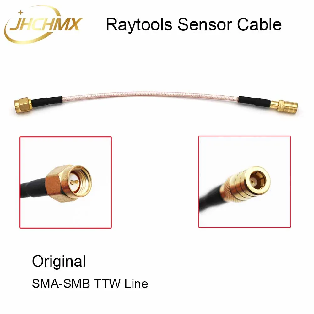 JHCHMX Original Raytools Sensor Cable Transformer Wire SMB-SMA TTW Line For Raytools Fiber Laser Cutting Head BT230/BT240 BM110