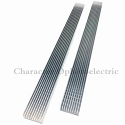 2pcs 30cm High Power LED Heatsink Grille shape 300mm*25mm*12mm Good heat dissipation aluminum
