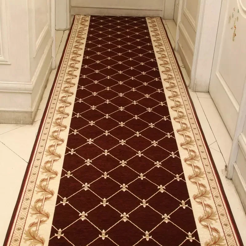 beibehang Custom European carpet door mats bedroom living room staircase corridor carpet vacuum slip custom porch can be cut mat