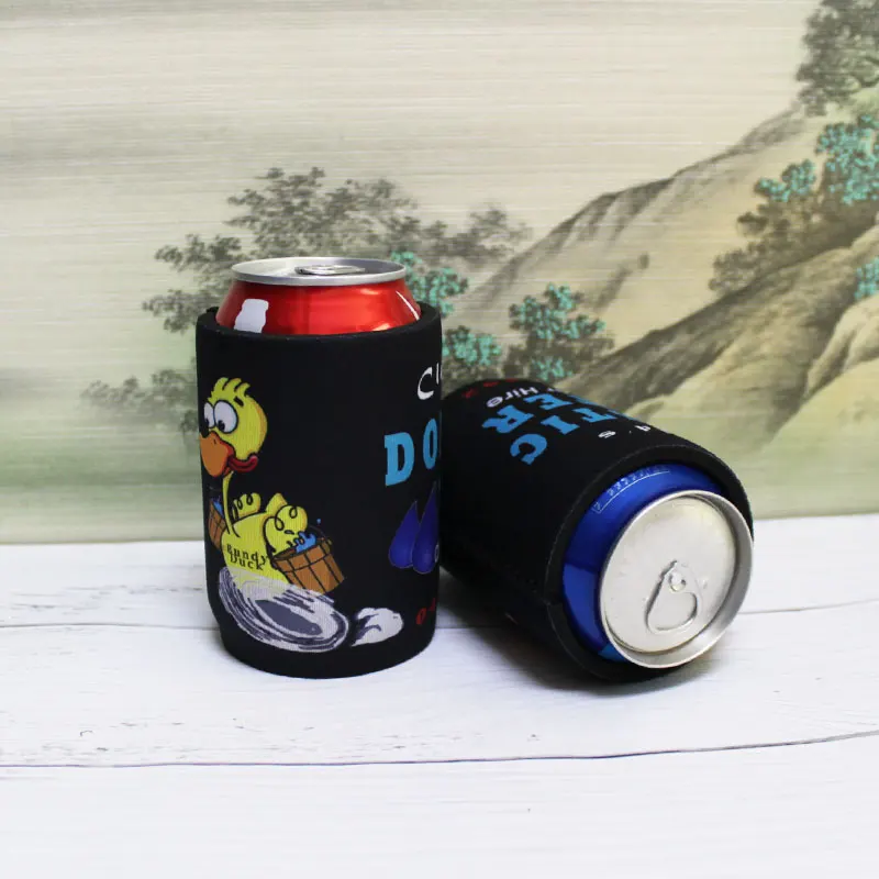 100pcs/lot Print Your Design  Personalised Stubby Holders Promotional Wedding Gift Customize Sublimated Coolers Beer Can Cover