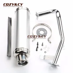 50cc Scooter Performance Exhaust and Racing Muffler for 139QMB 139QMA GY6 50cc 80cc 100cc China Scooter 4T