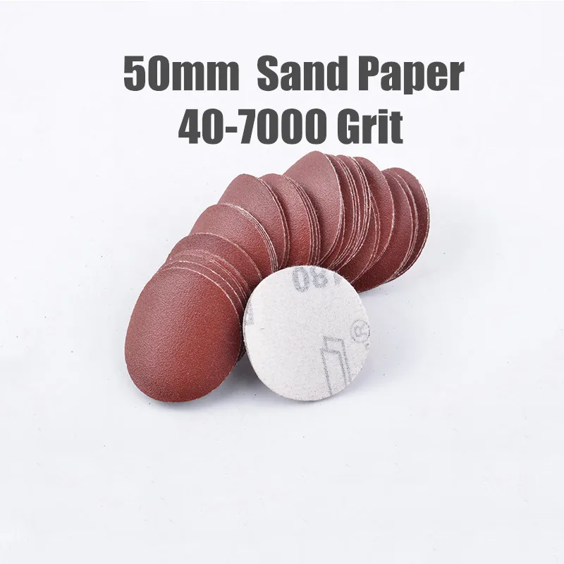 

10pcs 40-7000 Grit 50mm 2 Inch Sander Disc Sanding Disk Sand Paper Abrasive Tools