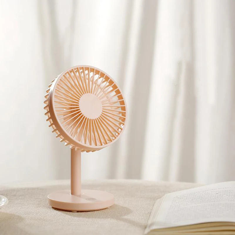 مروحة سطح مكتب usb محمولة ، فائقة الصمت ، إبداعية ، بسيطة ، usb ، سبع أوراق