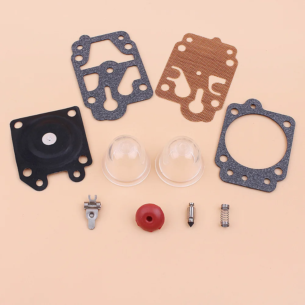 Kit de carburador para desbrozadora, 43CC, 52CC, 40-5, 44F-5, 34F, 36F, 139F, Mitsubishi TL33, TL43, TL52, CG260, CG330, CG430, CG520, 5 unidades
