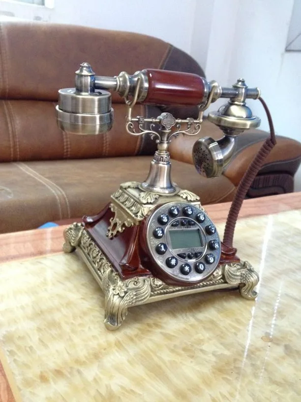 

Direct manufacturers call display retro classical old European antique telephone calls to landline telephone creative