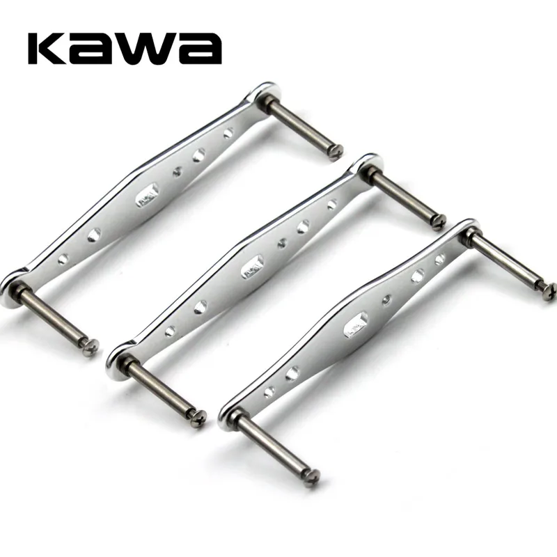 KAWA Fishing Straight Reel Handle lega materiali in alluminio bilanciere da pesca mulinello da pesca di alta qualità accessorio foro dimensioni 8x5mm