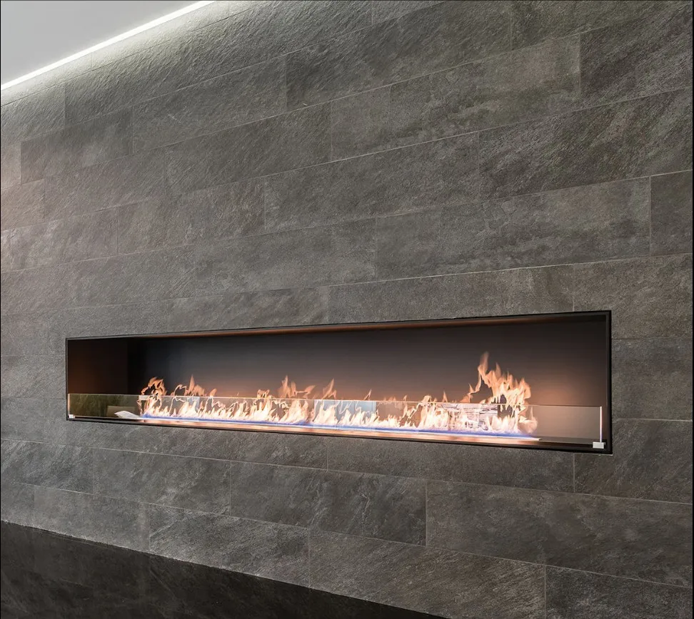 Inno living fire 60 inch camino a bioetanolos intelligent indoor used design fireplace