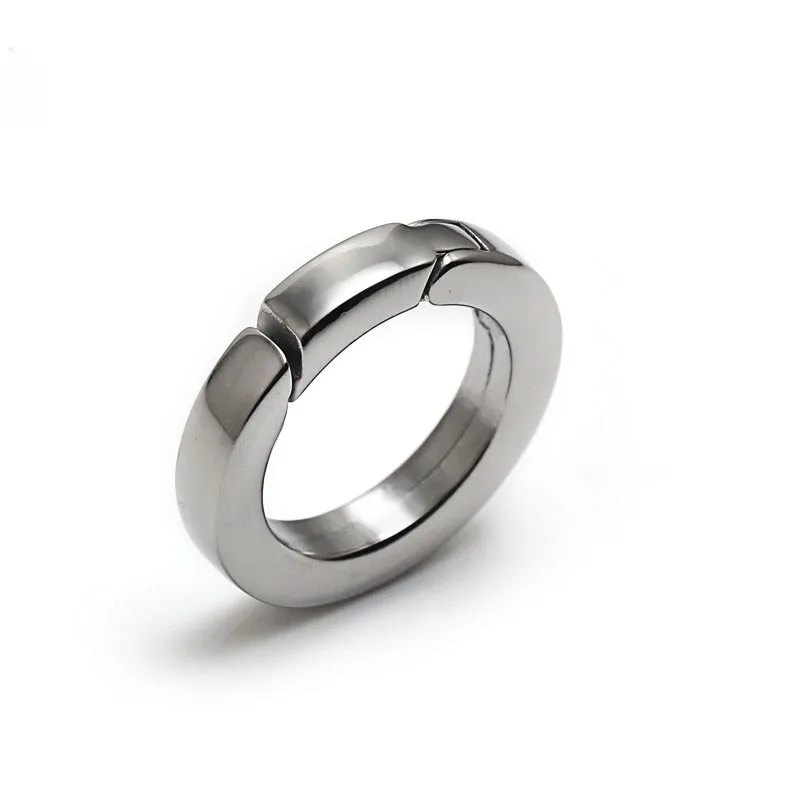20mm Smooth Round Stainless Steel Spring Lock Clasps Jewelry Findings For Bracelet Necklace Making 10pcs/lot BXGC-181