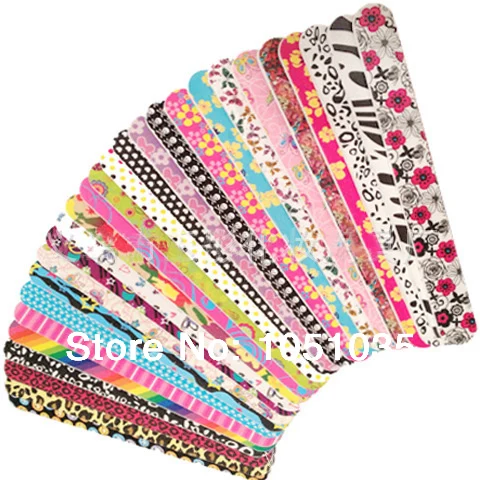 printed nail file emery board  nail art file   500 pcs/lot