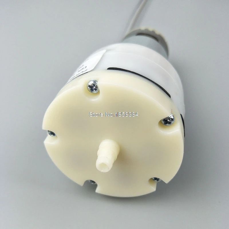 -Pompa Vakum Mikro 70KPA DC12V 24V Pemisah Aliran Besar Kebisingan Rendah Pompa Udara Mini Pengisap Diafragma