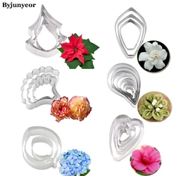 29 Styles Flower Petal Silicone Veiner & Cutter Fondant Sugarcraft Mould Clay Decorating Gumpaste Candy Surgar Cutting Die