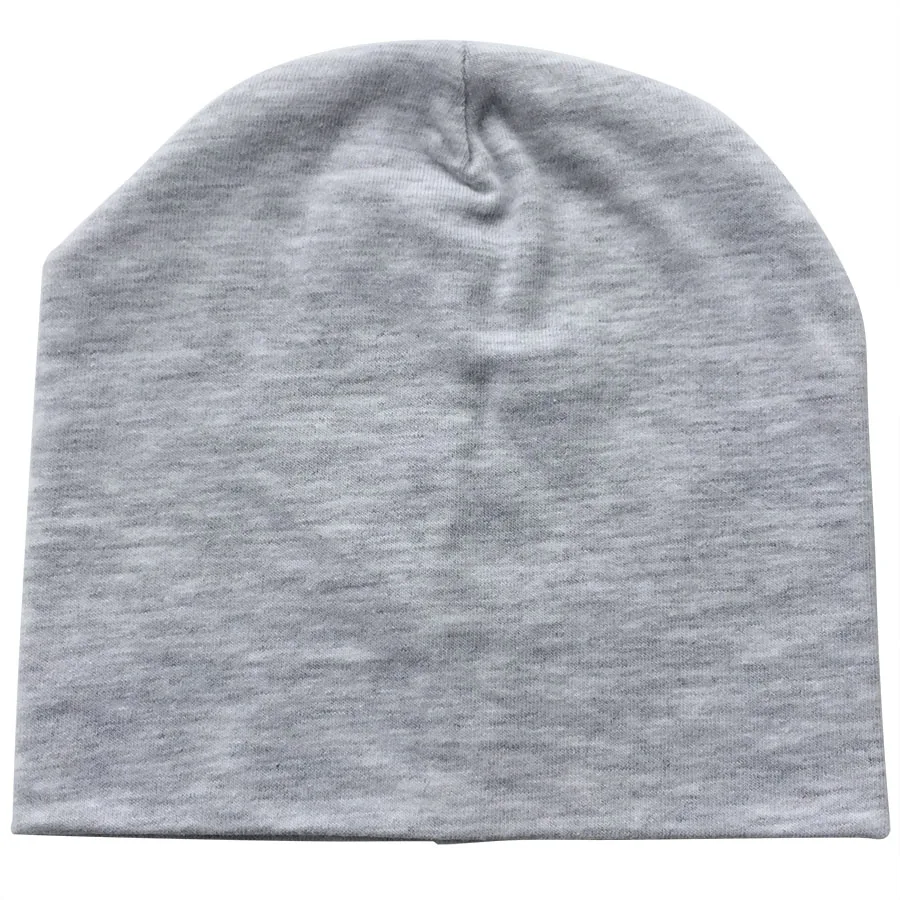 Cotton Newborn Baby Hat Girl Boy Cap Newborn 0-2Years Kids Beanie Candy Color White Black Cotton Casual Nightcap Children Cap