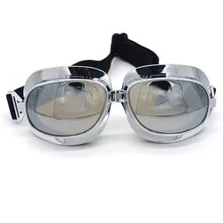 Hot sell Retro for Harley style moto goggles dust-proof steampunk goggles sport sunglasses outdoors used for motocross