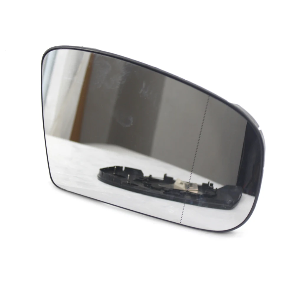 For Benz W220 99-02 Right Door Side Rearview Mirror Glass Clear W/ Plate Heated