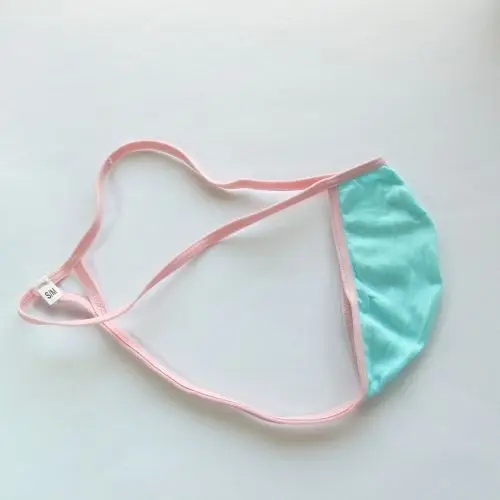 Mens G799C String Thong Pouch Fine Soft Cotton Colors Sexy Underwear Contoured Pouch