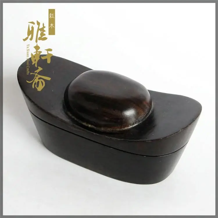 Solid wooden seal box with Zhai Gallery full set of mahogany seal box promotion