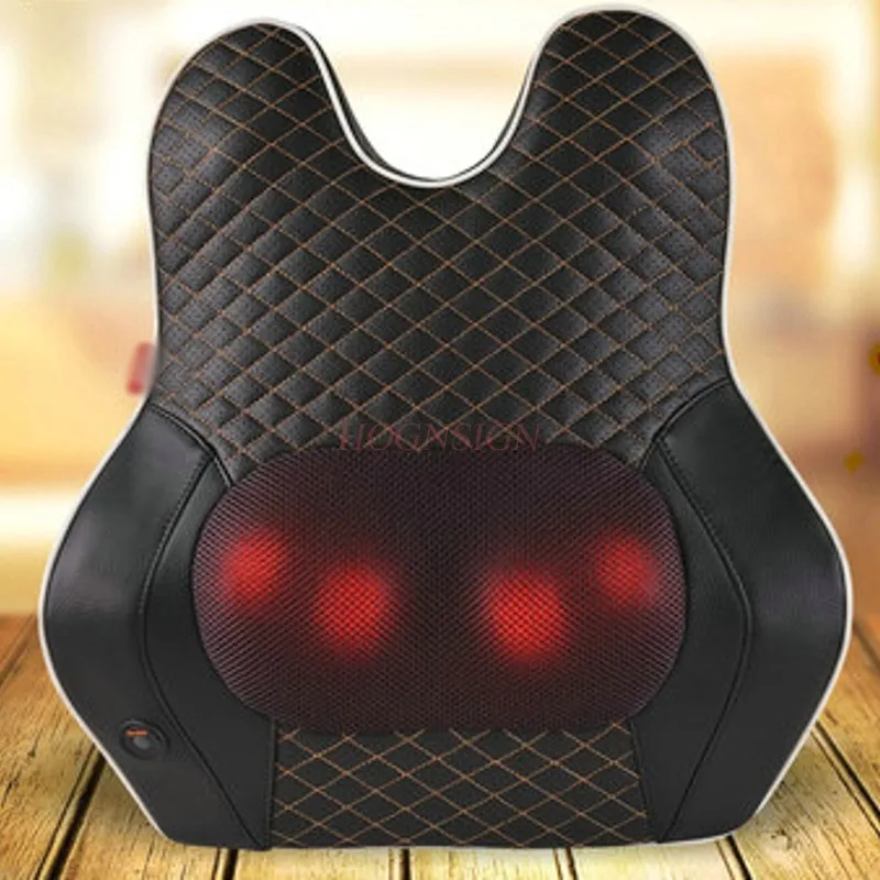 Car Lumbar Support Electric Massage Vehicles Body Cushion Sustain Seat Back Waist Home Pillow Electronic Massager Rotation