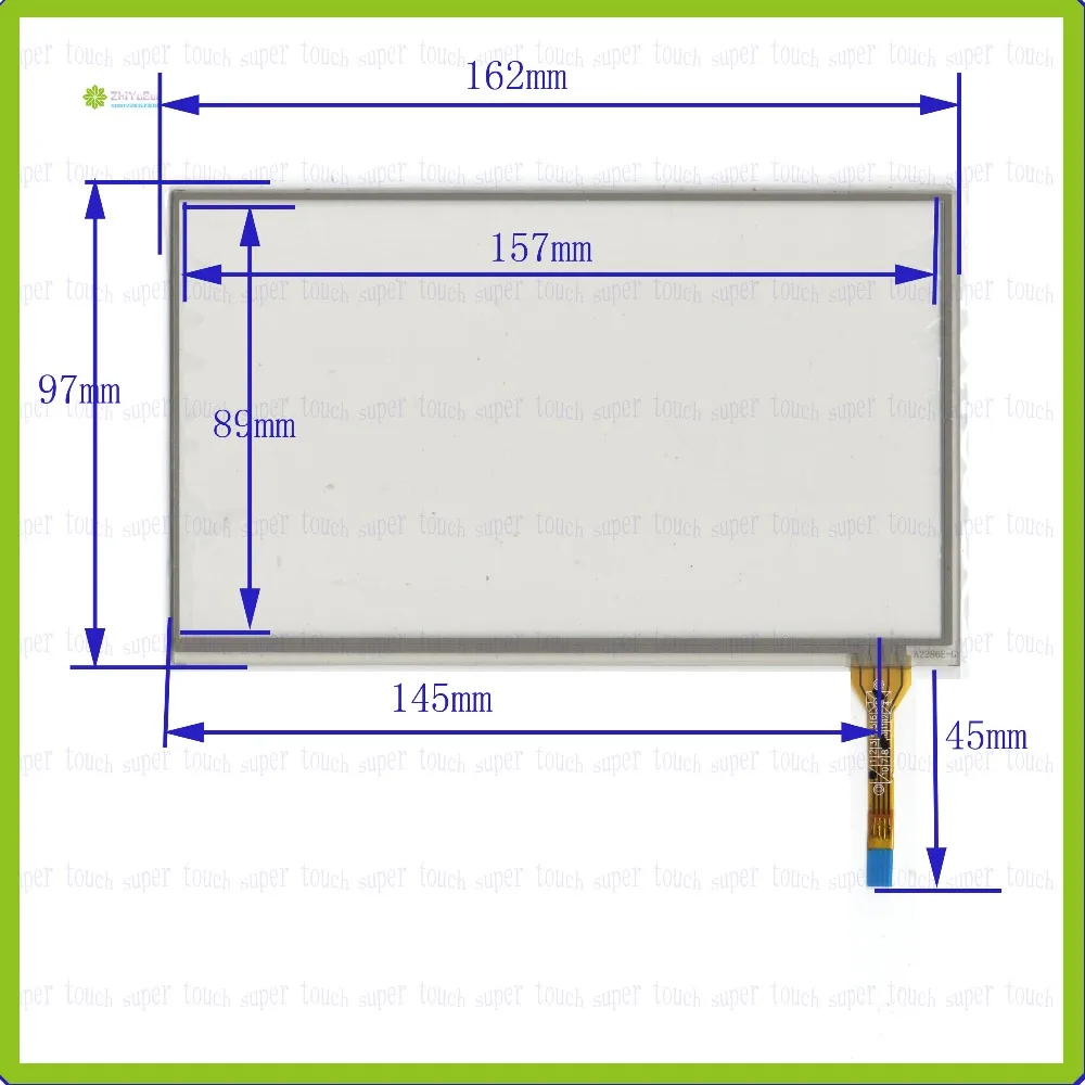 

ZhiYuSun 162mm*97mm A2286C 7inch touch screen panel 162*97TouchSensor Glass FreeShipping this currency used GPS CAR for VX610