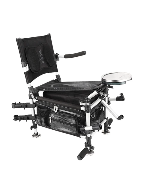 New Folding fishing chair portable fishing box light multi function shoulder strap back Comfortable backrest Chair fishing box AliExpress 18