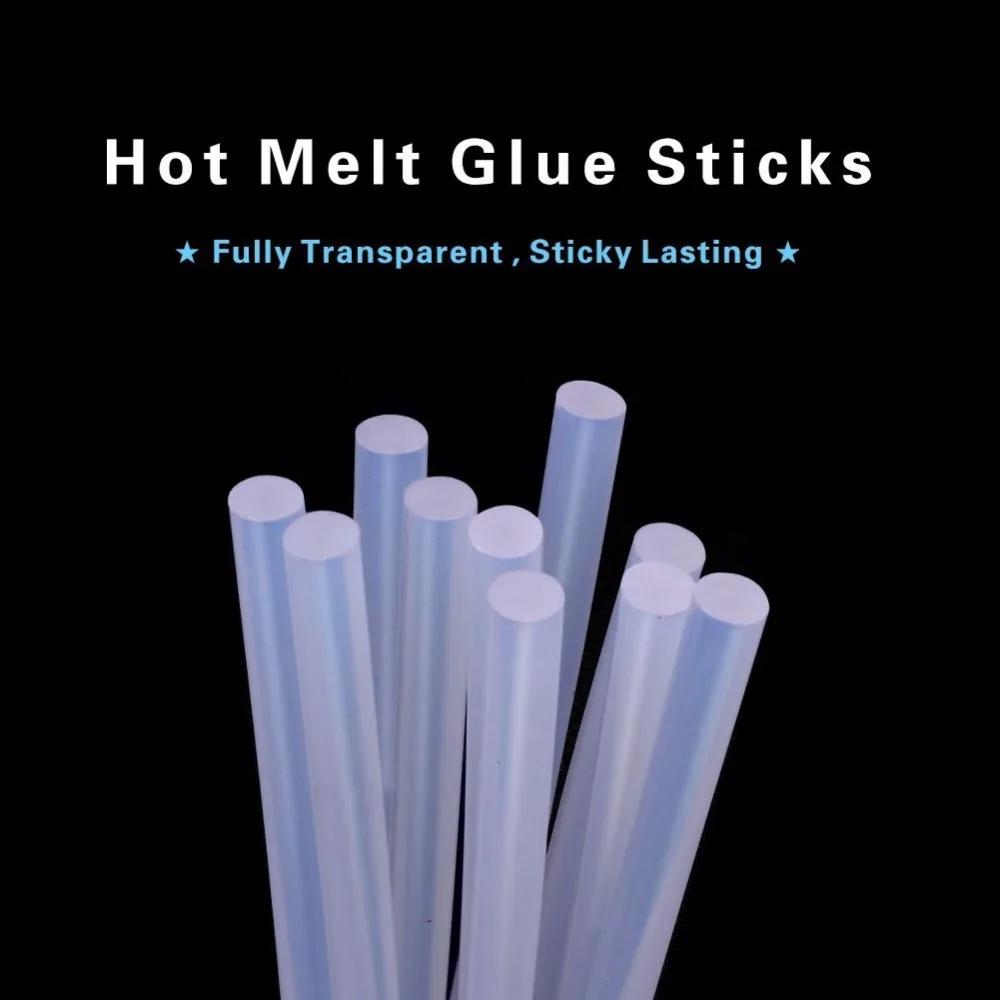 20Pcs/Lot Hot Melt Glue Sticks 11mm X 200mm for Heat Glue Gun High Viscosity Adhesive Glue Stick Repair Tool Kit DIY Hand Tool