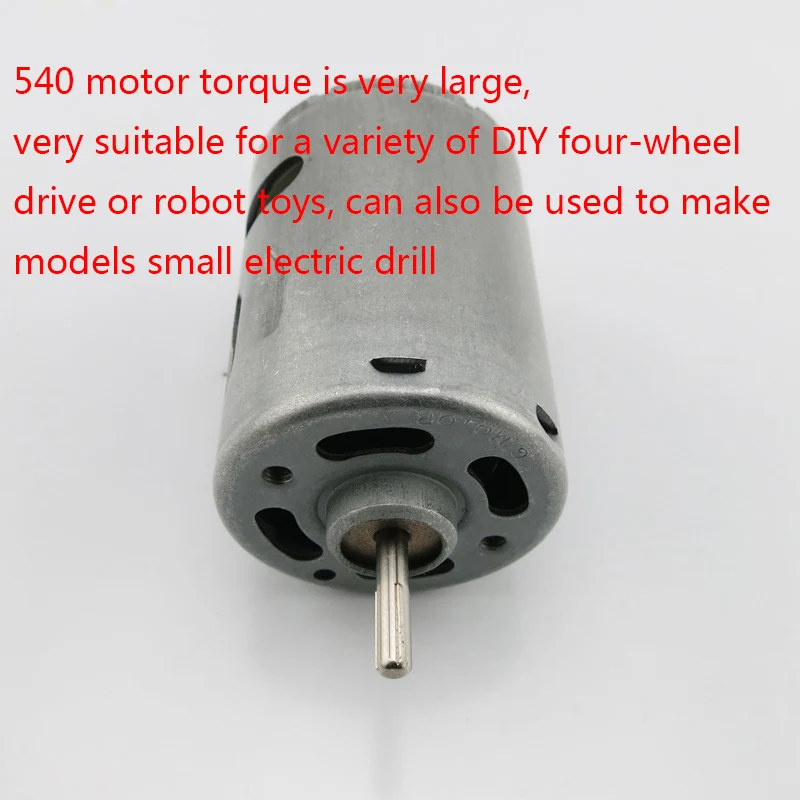 540 motor. Homemade toy model motor. DIY popular science make accessories. Brush micro DC motor