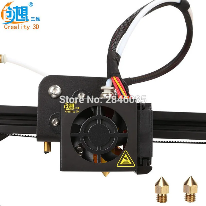 Ender 3  cr10 CR-10S Full Assembled Extruder Kits +Fan Cover 0.4MM Nozzle for MK10 hotend CR-10S5 Ender-3 pro 3D Printer Parts