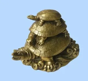 

Cheap opening three turtles blessed copper ornaments 2014 anti-villain is a dog mascot.