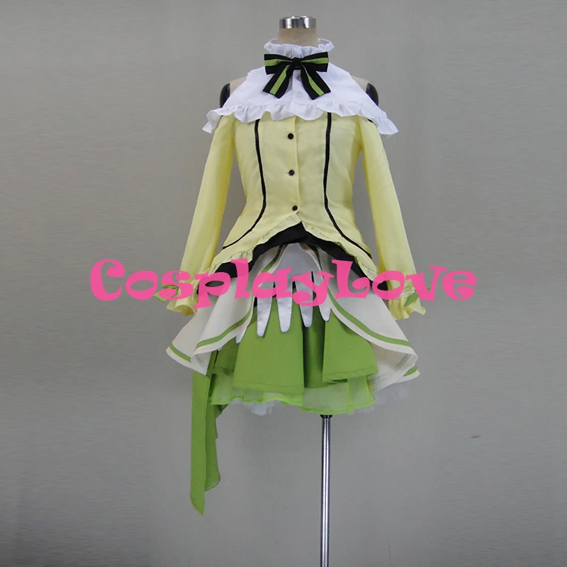 Custom Made Japanese Anime Love Live! LoveLive! 2 KiRa Sensation! Rin Hoshizora Cosplay Costume Christmas Halloween