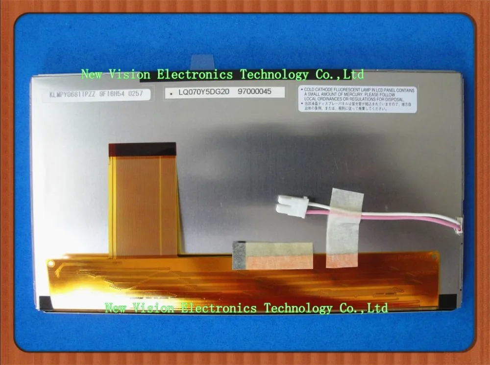 

LQ070Y5DG20 New Original 7 inch WVGA 500 nit HB CCFL LCD Screen Module for Car GPS Navigation