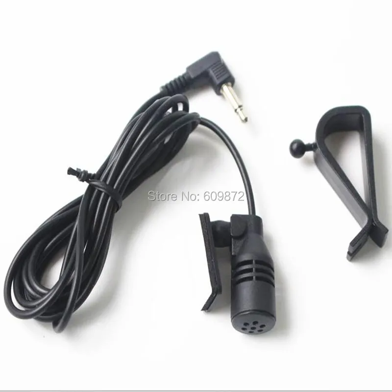 3.5 mm/2.5mm Jack Car Stero Microphone External Mic for PC Car DVD GPS Player Radio Audio Microphone PVC