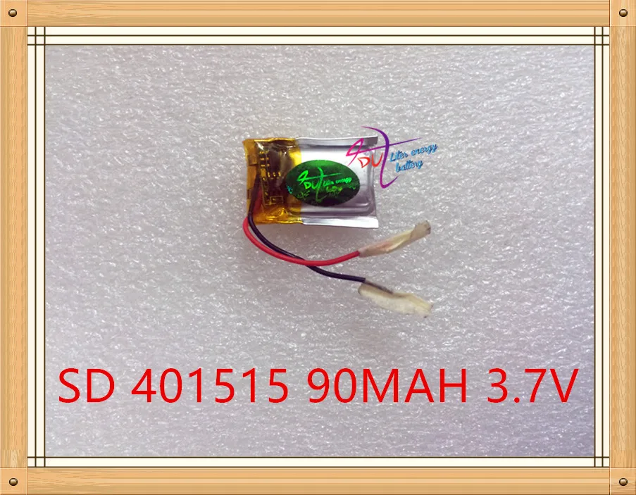 Литровая энергетическая батарея 3,7 V литиевая полимерная аккумуляторная батарея 401515 90MAH 401517 MP3/4/5 Bluetooth внутренний аккумулятор монитор