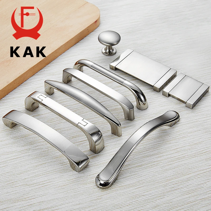 

KAK 5pcs Zinc Alloy Cabinet Handles Kitchen Cupboard Door Pulls Drawer Knobs Handles Wardrobe Pulls Furniture Handle Hardware